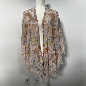 Victoria's Secret Floral Lace Kimono XS/Small